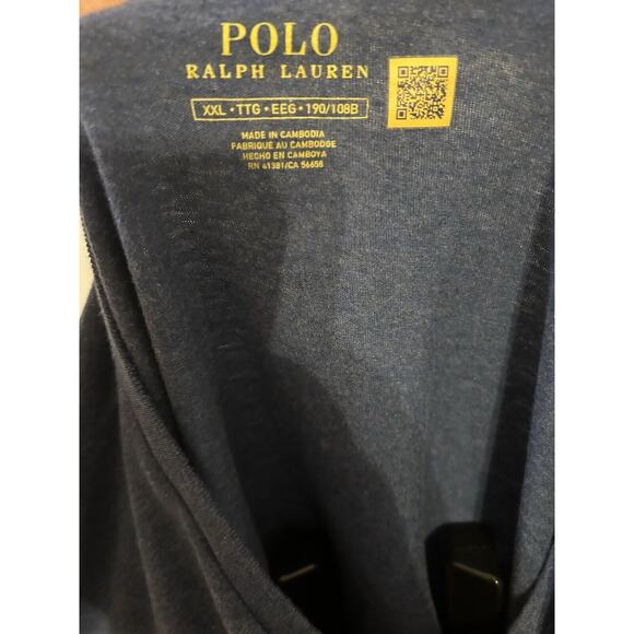 Polo Ralph Lauren Blue Short Sleeve Tee Shirt Men's size XXL - Picture 3 of 3